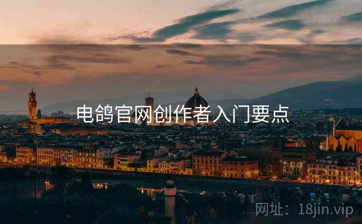 电鸽官网创作者入门要点