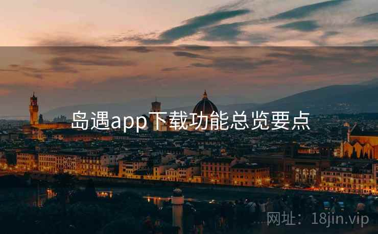 岛遇app下载功能总览要点