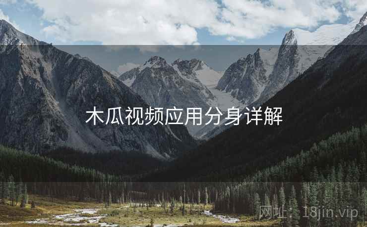 木瓜视频应用分身详解