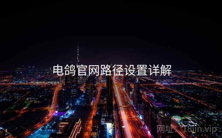 电鸽官网路径设置详解