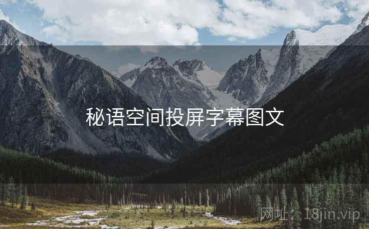 秘语空间投屏字幕图文