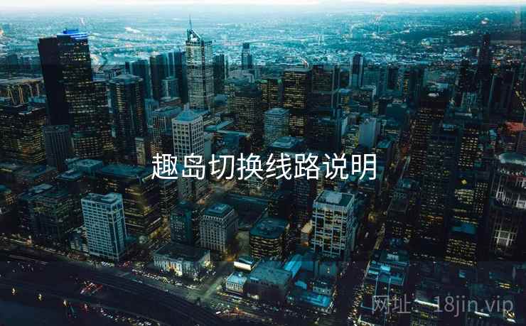 趣岛切换线路说明