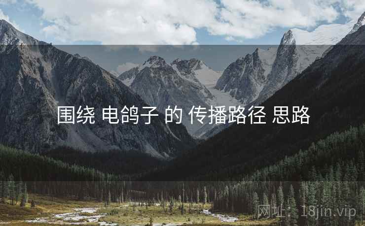 围绕 电鸽子 的 传播路径 思路